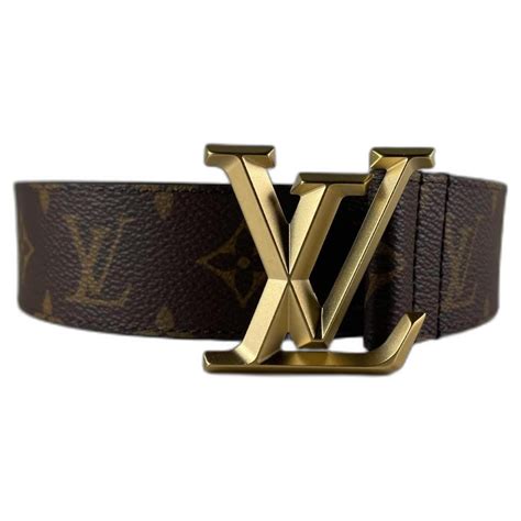 Cinture Louis vuitton in Pelle Dorato tagl